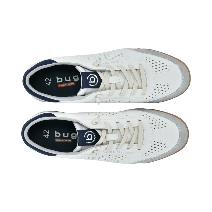 Bugatti Off White Mens Trainers 321 A3817-5000-1000