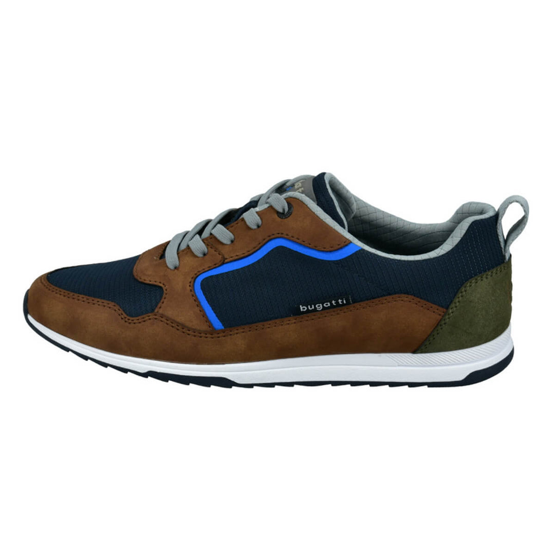 Bugatti Riptide Brown Multicolour Trainers 321-A3A07-5000-8100 - Baks Menswear