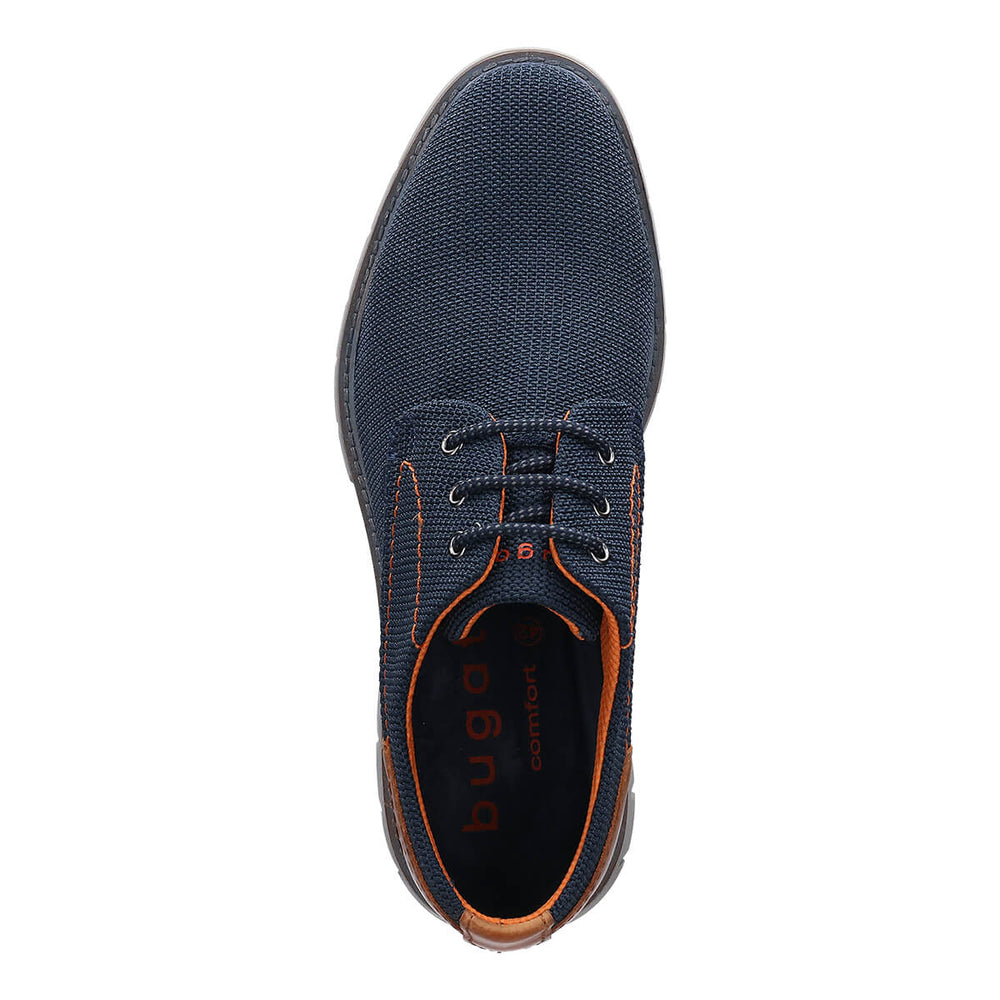 Bugatti Sammy Comfort Darl Blue Mens Casual Shoes 331-AER03-6900-4100 - Baks Menswear Bournemouth