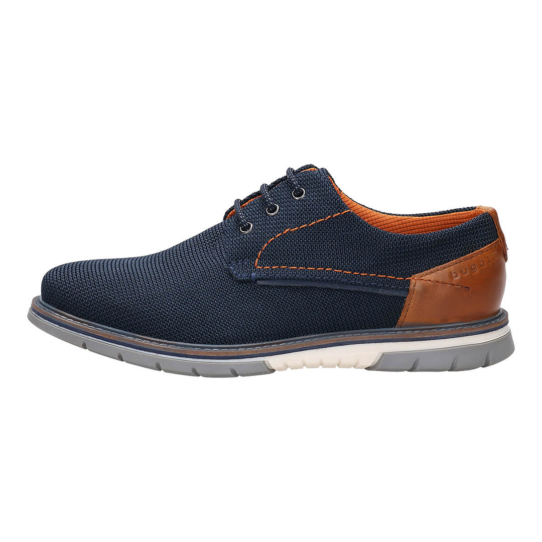 Bugatti Sammy Comfort Darl Blue Mens Casual Shoes 331-AER03-6900-4100 - Baks Menswear Bournemouth