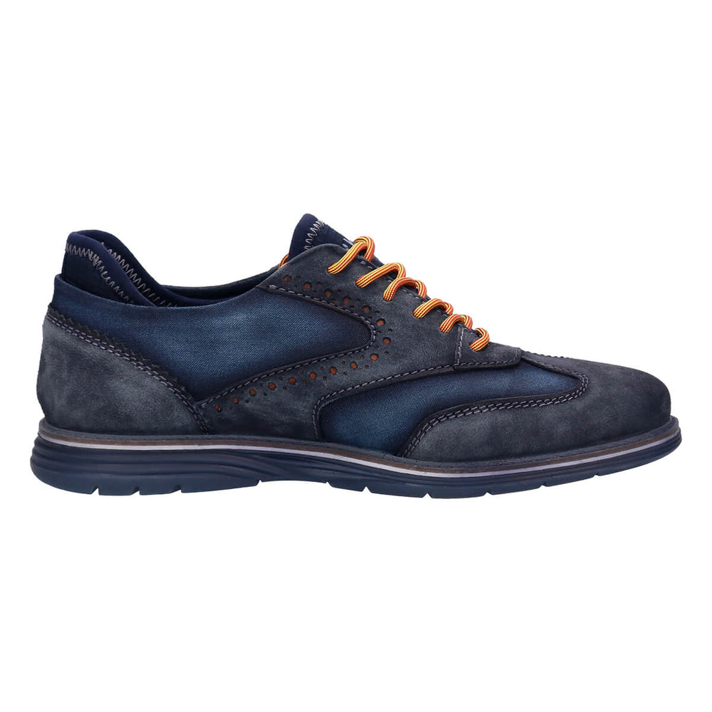 Bugatti Sandhan Comfort Dark Blue Shoe 332-A6U61-3469-4140 - Baks Menswear