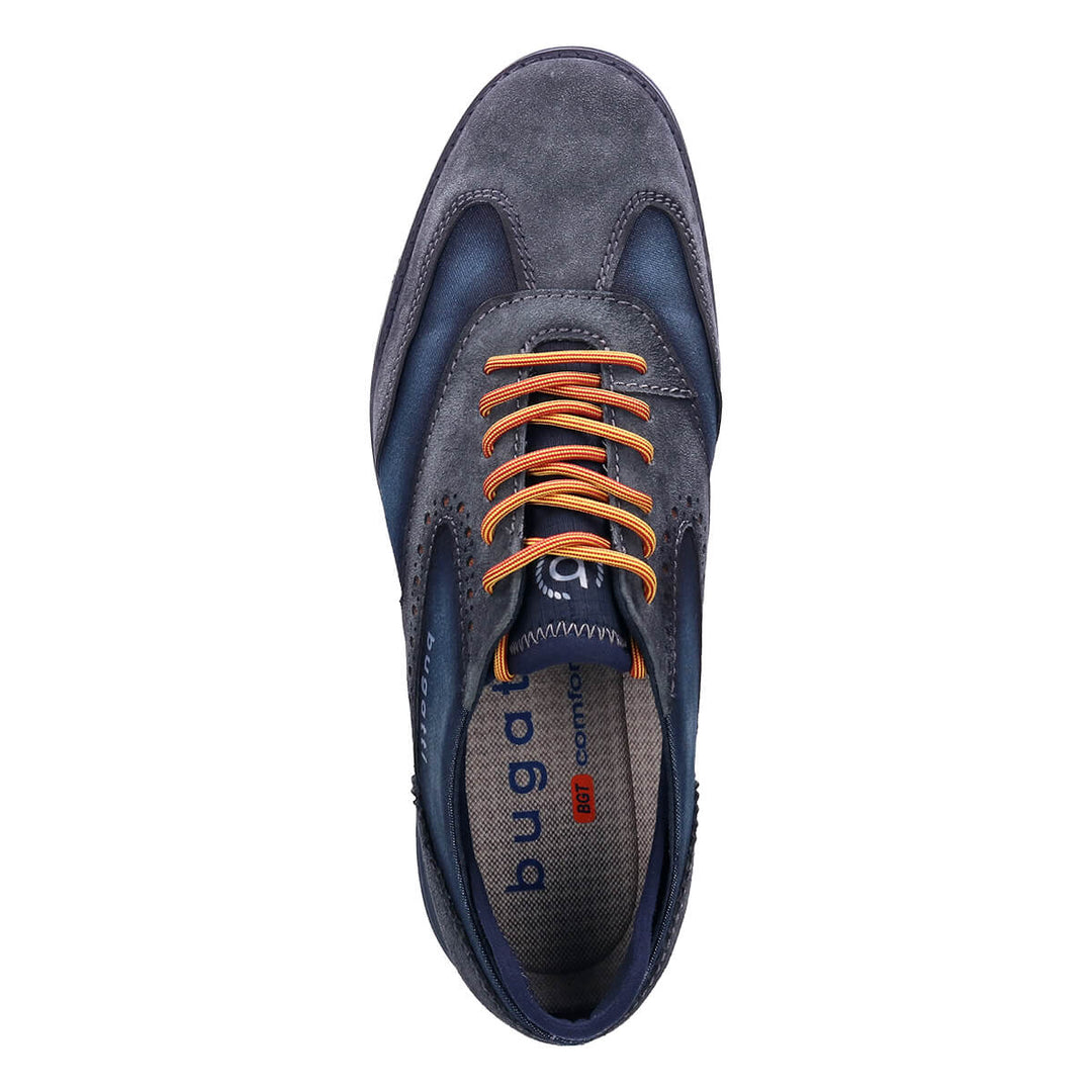 Bugatti Sandhan Comfort Dark Blue Shoe 332-A6U61-3469-4140 - Baks Menswear