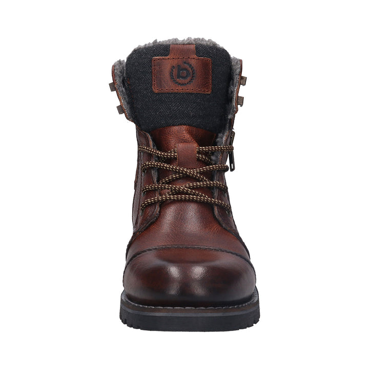 Bugatti Sentra Medium Brown Plush Lined Leather Boots 321-6115B-2000-6400  - Baks Menswear Bournemouth