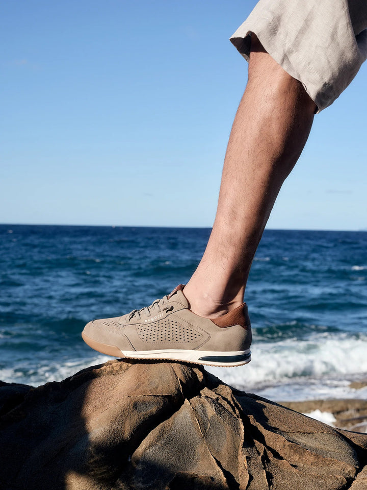 Bugatti Taupe Mens Trainers 321-A3817-5500-1400