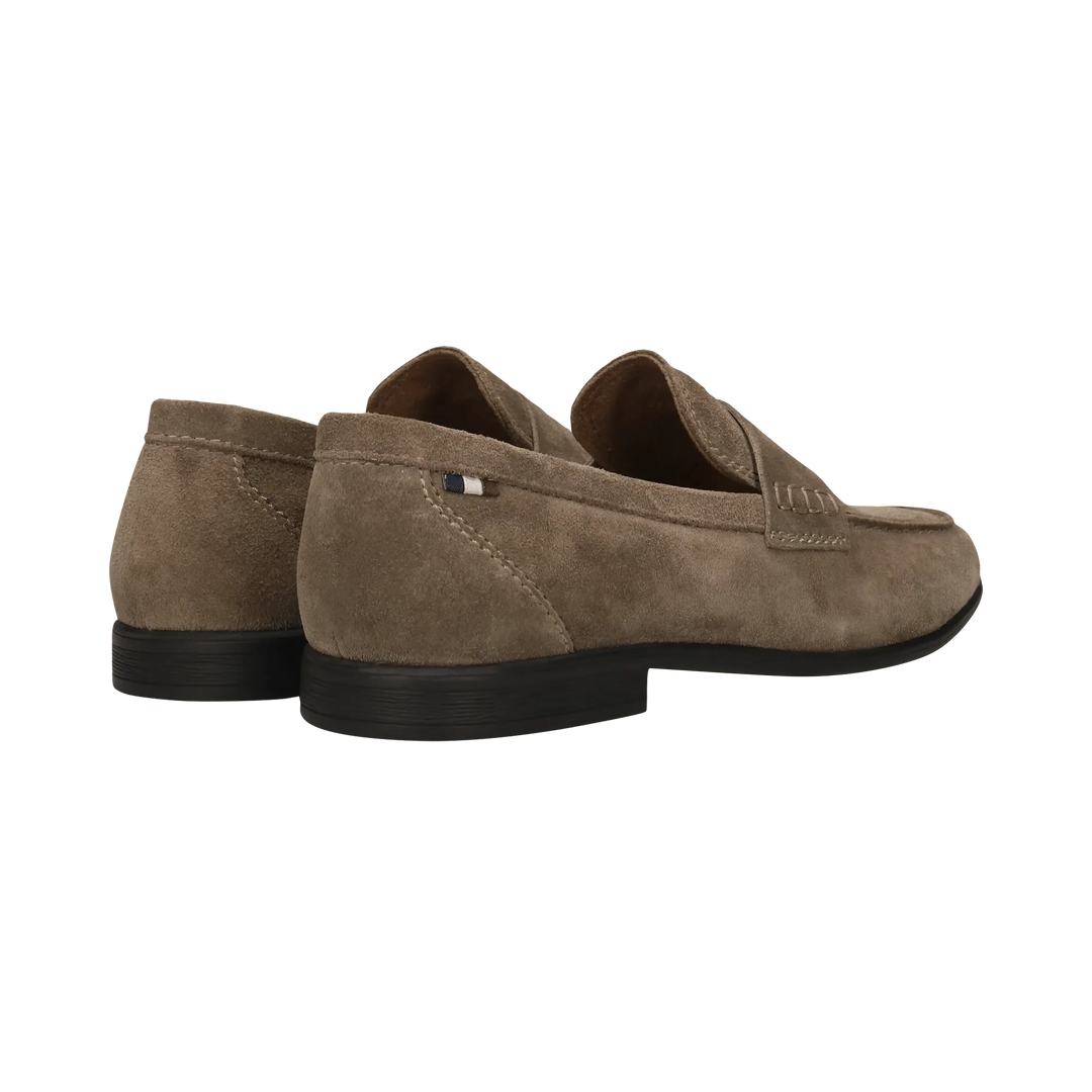 Bugatti Taupe Suede Loafer Shoes 311-AW660-1400-1400