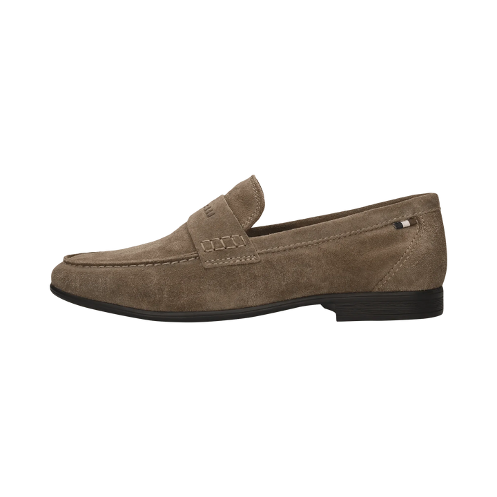 Bugatti Taupe Suede Loafer Shoes 311-AW660-1400-1400