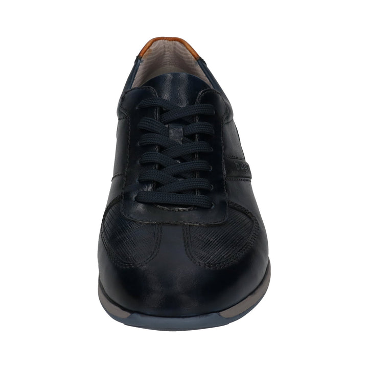 Bugatti Thorello Dark Blue Leather Sneaker 311-A9Q04-4100-4100 - Baks Menswear Bournemouth