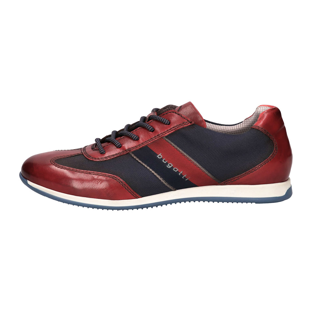 Bugatti Tomeo Red Navy Lace-Up Shoe 311-45012-4169-3041 - Baks Menswear Bournemouth