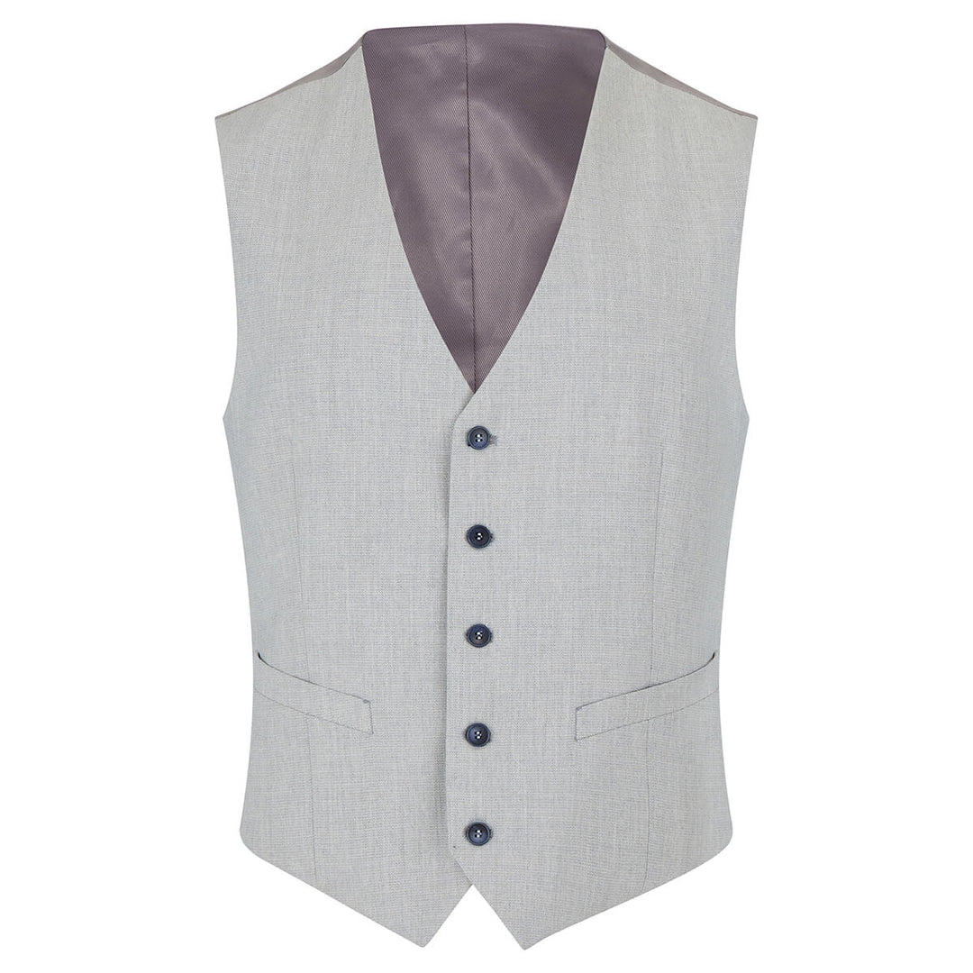 Daniel Grahame Dale 53099-03 Light Grey Tapered Fit Waistcoat - Baks Menswear