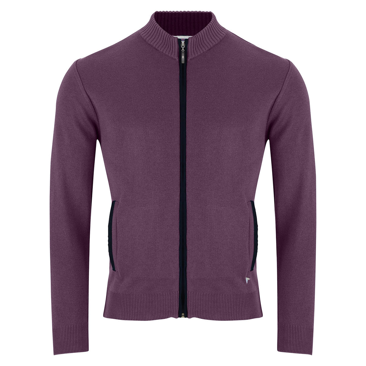 DG'S Drifter 3-55323-77 Dark Purple Long Sleeve Zip Front Cardigan (10 ...