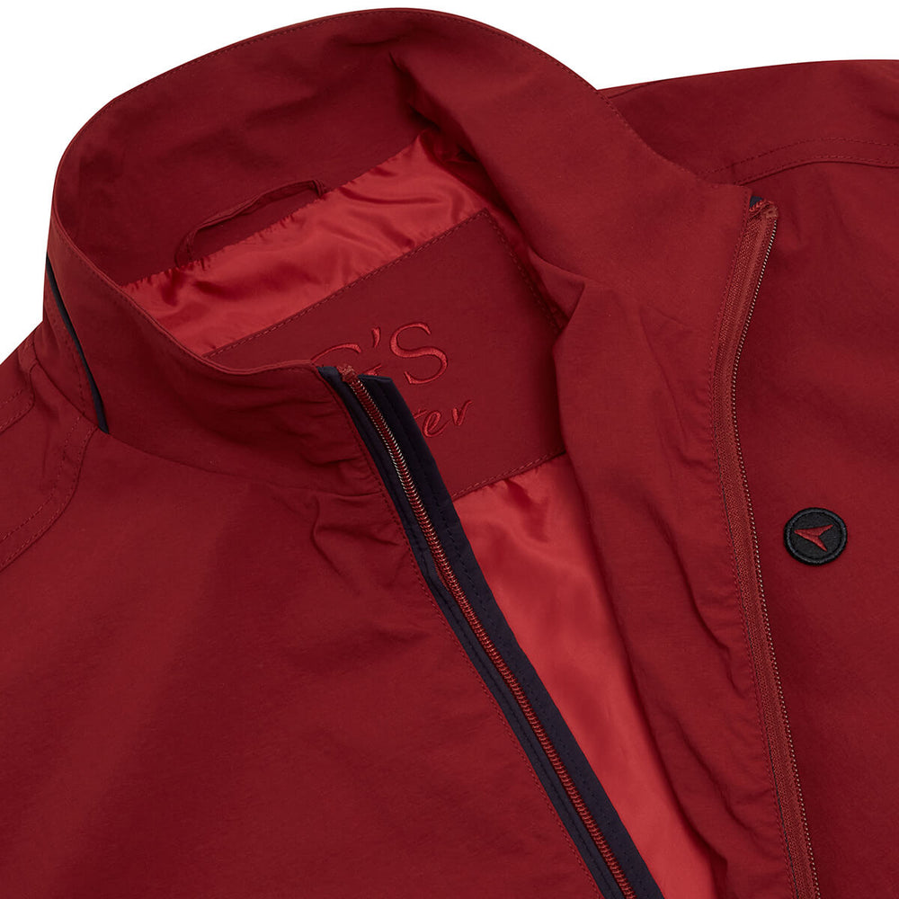 DG's Drifter Brankin 80315-67 Red Water Repellent Jacket - Baks Menswear