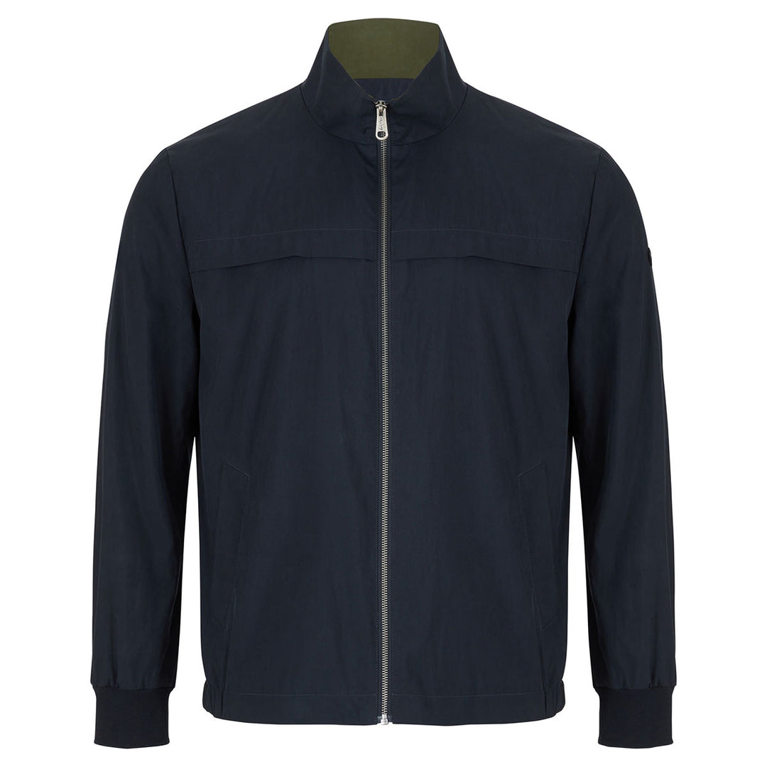 DG's Drifter Everette 80486 78 Navy Water Repellant Zip Front Jacket - Baks Menswear Bournemouth