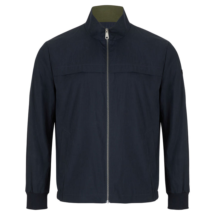 DG's Drifter Everette 80486 78 Navy Water Repellant Zip Front Jacket - Baks Menswear Bournemouth