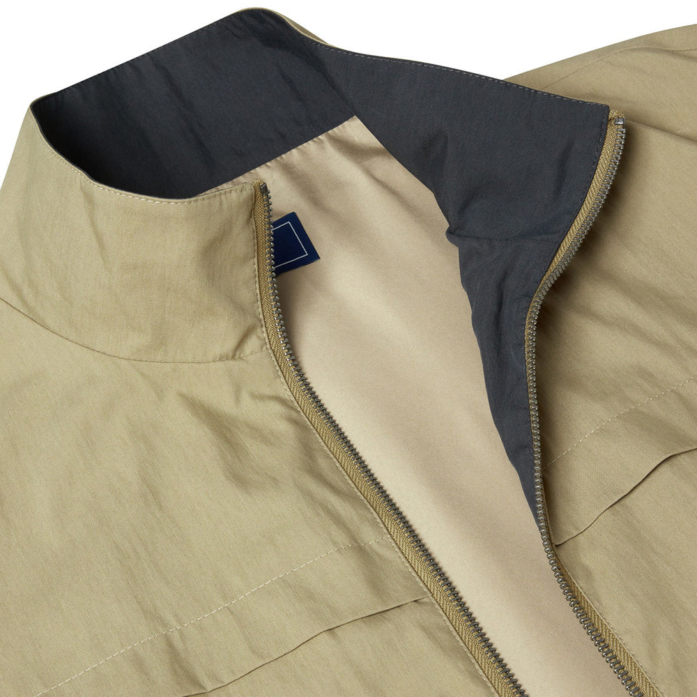 DG's Drifter Everette 80486 95 Beige Water Repellant Zip Front Jacket - Baks Menswear Bournemouth