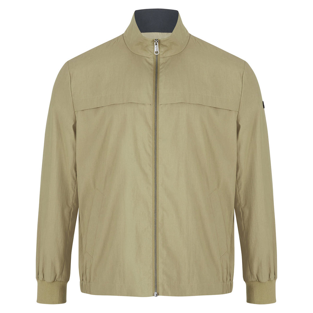 DG's Drifter Everette 80486 95 Beige Water Repellant Zip Front Jacket - Baks Menswear Bournemouth