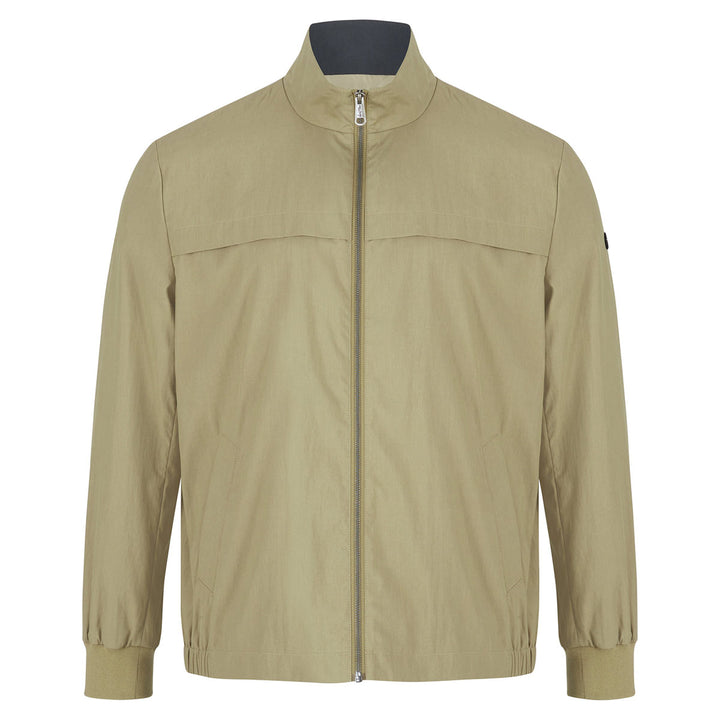 DG's Drifter Everette 80486 95 Beige Water Repellant Zip Front Jacket - Baks Menswear Bournemouth