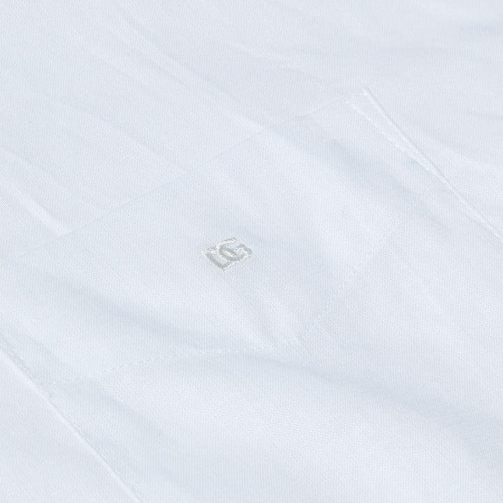 DG's Drifter Giovanni 14770 01 White Short Sleeve Linen Shirt