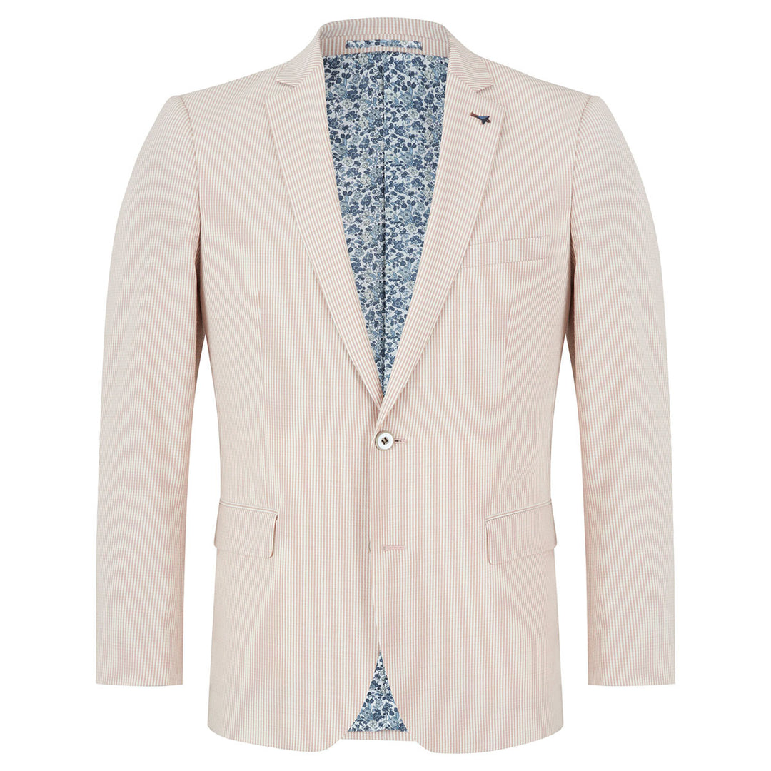 DG's Drifter Marseille 14026 62 Pink Striped Blazer Jacket - Baks Menswear Bournemouth