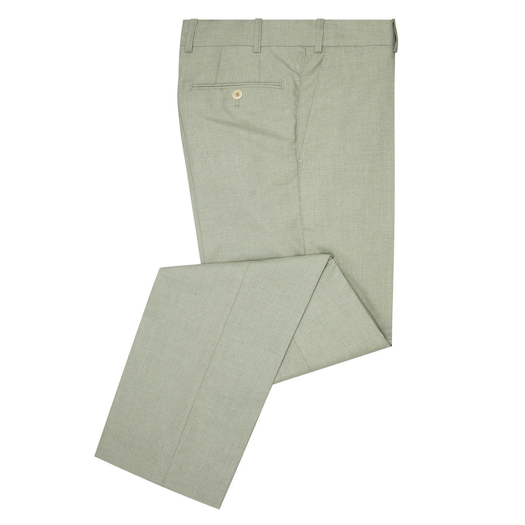 DG's Drifter Saverne 74030 32 Light Green Formal Trousers - Baks Menswear Bournemouth