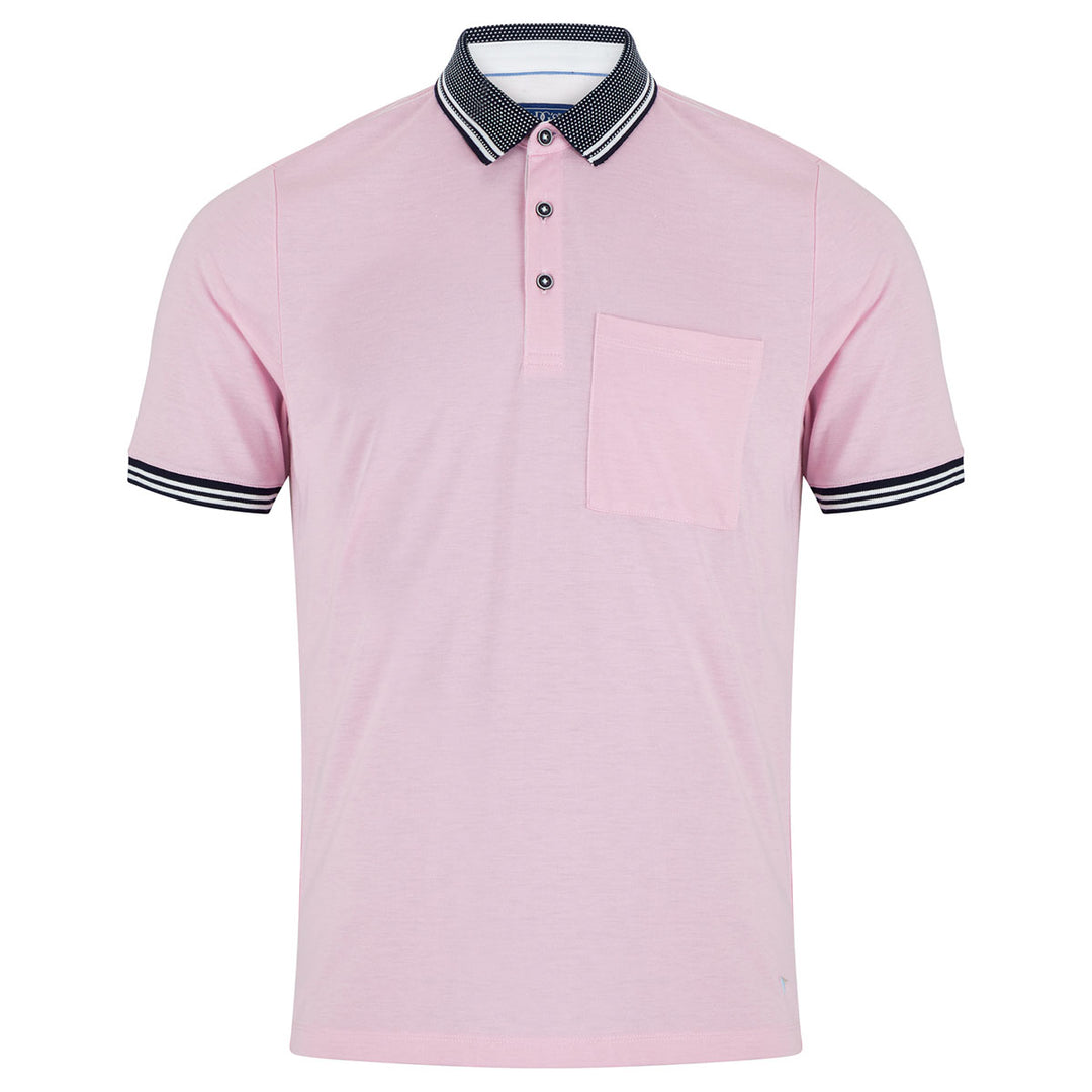 DGs Drifter 133-55166-62 Pink Polo Shirt - Baks Menswear Bournemouth