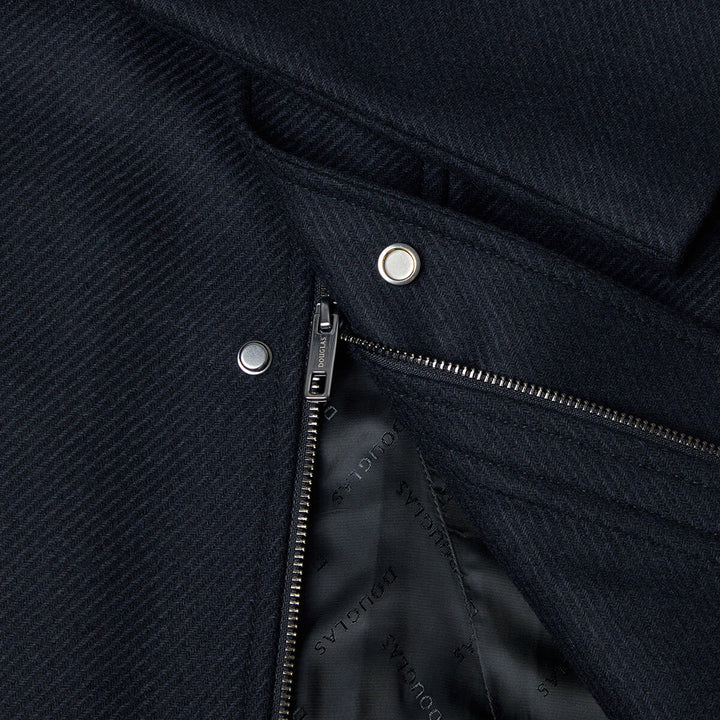 Douglas 4-90466-79 Morgan Navy Wool Blend Tailored Coat - Baks Menswear Bournemouth