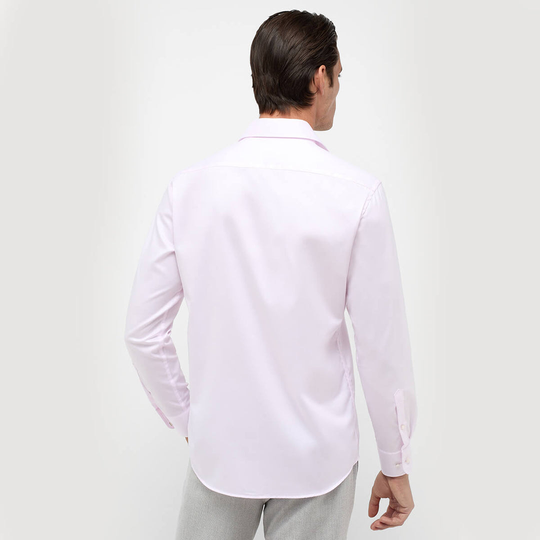 Eterna 1SH04302 8005-50X687 Light Pink Two Ply Modern Fit Mens Long Sleeve Shirt - Baks Menswear Bournemouth