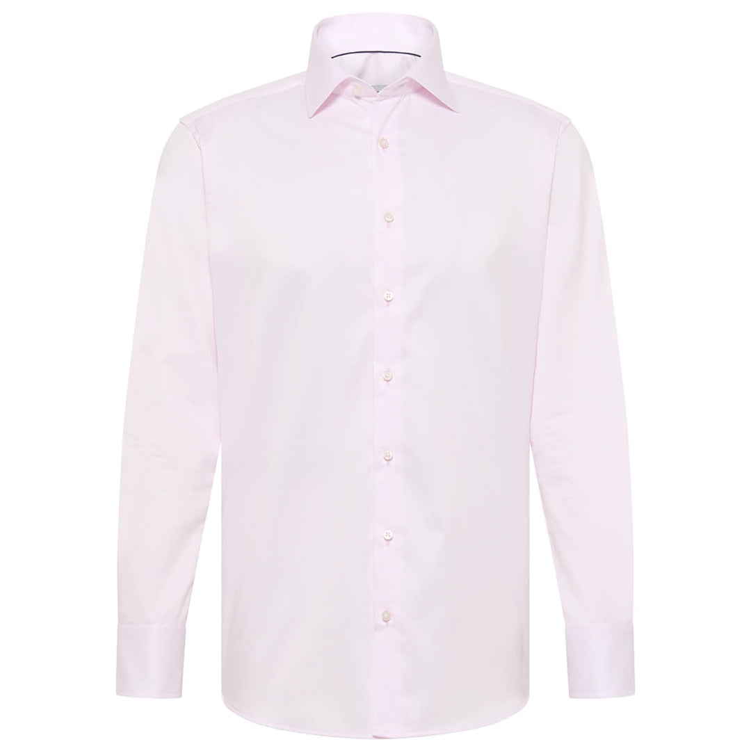 Eterna 1SH04302 8005-50X687 Light Pink Two Ply Modern Fit Mens Long Sleeve Shirt - Baks Menswear Bournemouth