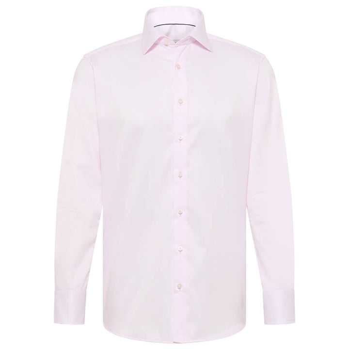 Eterna 1SH04302 8005-50X687 Light Pink Two Ply Modern Fit Mens Long Sleeve Shirt - Baks Menswear Bournemouth