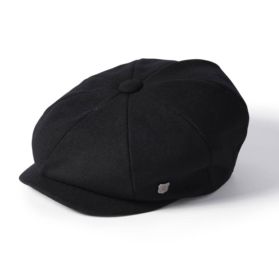 Failsworth Alfie Melton Black Peaky Cap