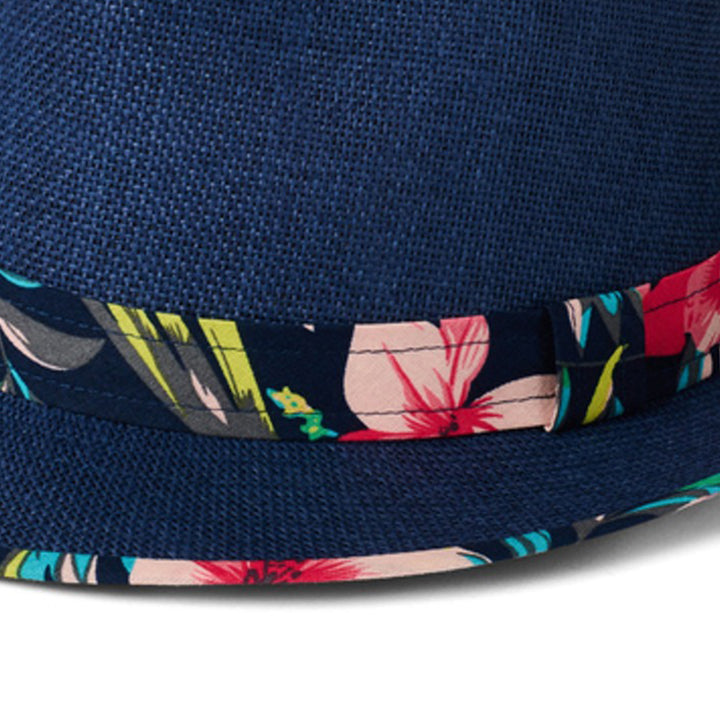 Failsworth Malibu Navy Trilby Hat - Baks Menswear Bournemouth