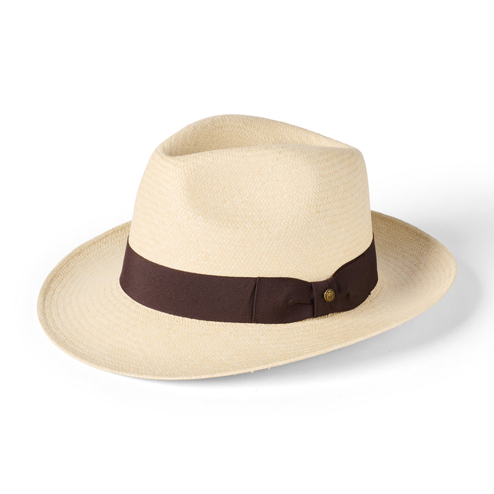 Failsworth Natural Snap Brim Panama Hat - Baks Menswear Bournemouth