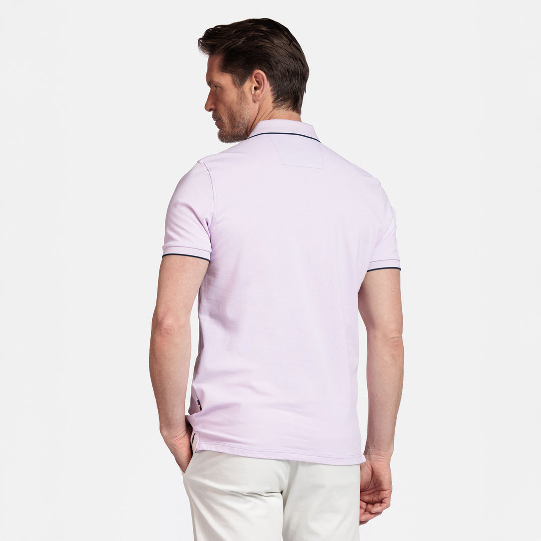 Giordano 516587 41 Lilac Nico Pique Polo Shirt