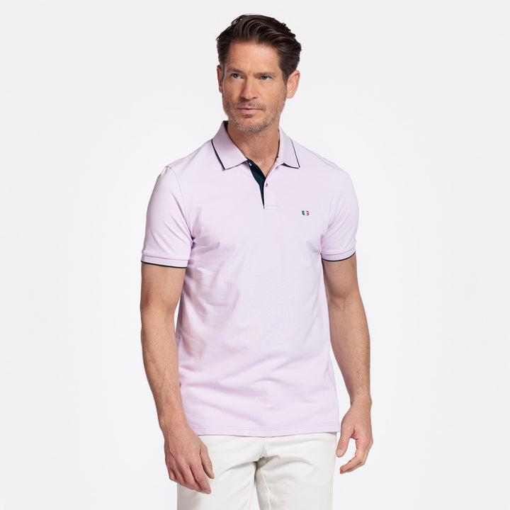 Giordano 516587 41 Lilac Nico Pique Polo Shirt