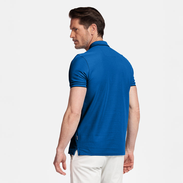 Girodano 516587 64 Bright Cobalt Nico Pique Polo Shirt
