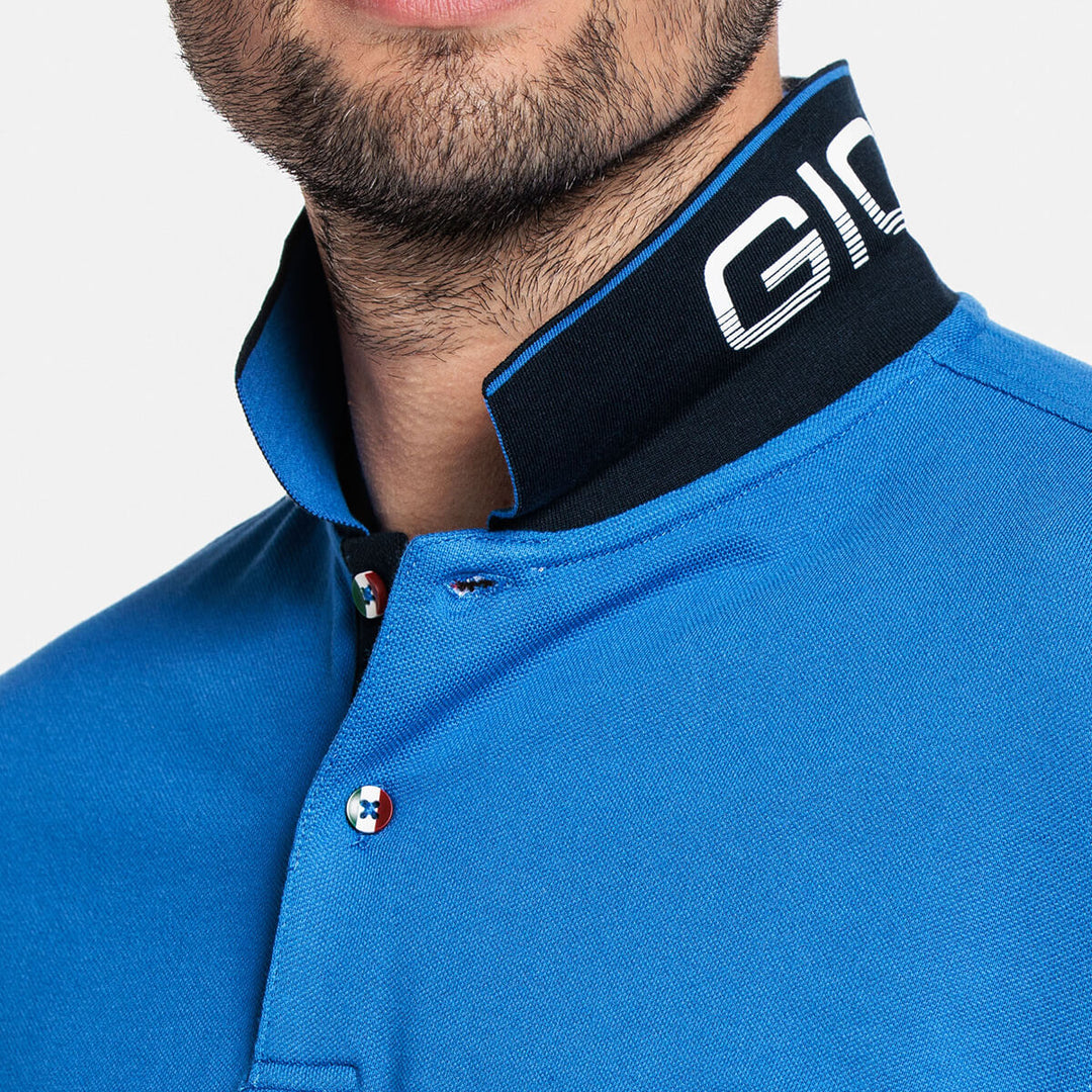 Giordano 216587-64 Royal Blue Short Sleeve Polo Shirt - Baks Menswear Bournemouth