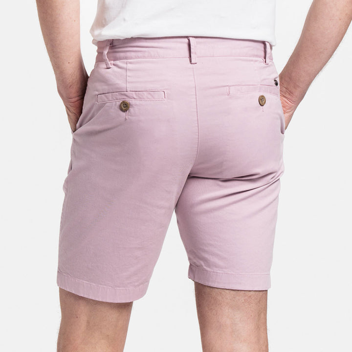 Giordano 511115 44 Lilac Twill Cotton Stretch Chino Shorts (1)