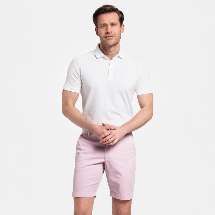 Giordano 511115 44 Lilac Twill Cotton Stretch Chino Shorts (1)