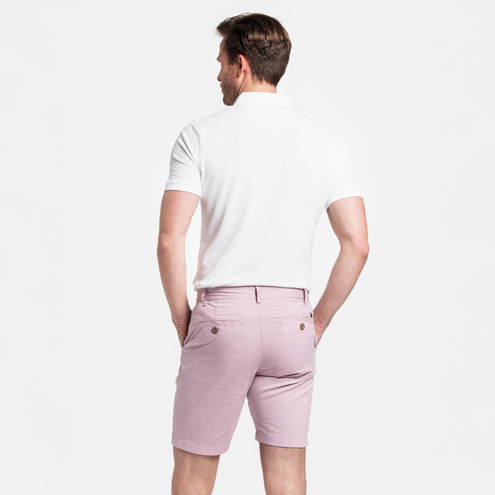 Giordano 511115 44 Lilac Twill Cotton Stretch Chino Shorts (1)
