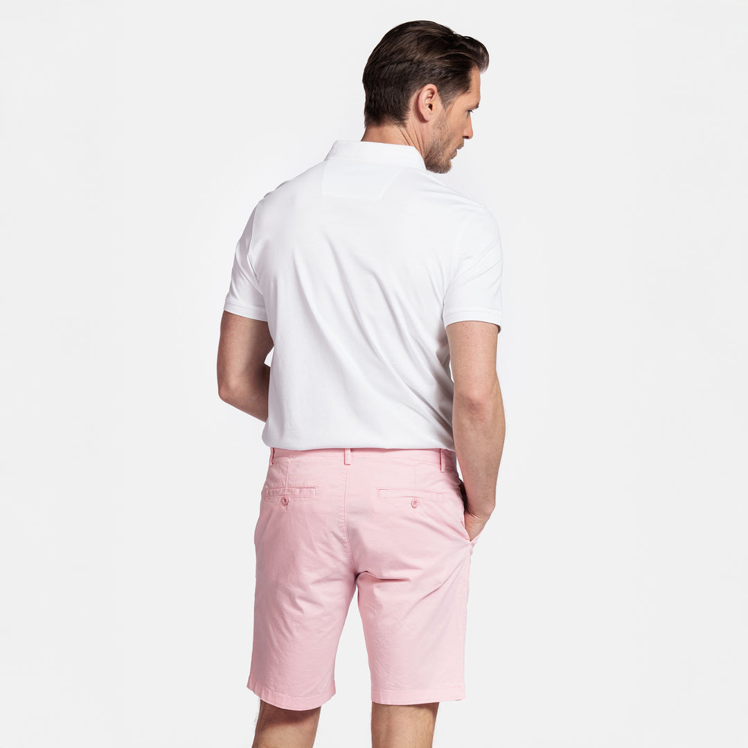 Giordano 511115 51 Pink Twill Cotton Stretch Chino Shorts (1)