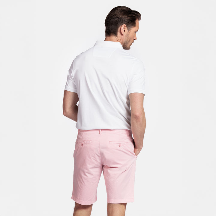 Giordano 511115 51 Pink Twill Cotton Stretch Chino Shorts (1)