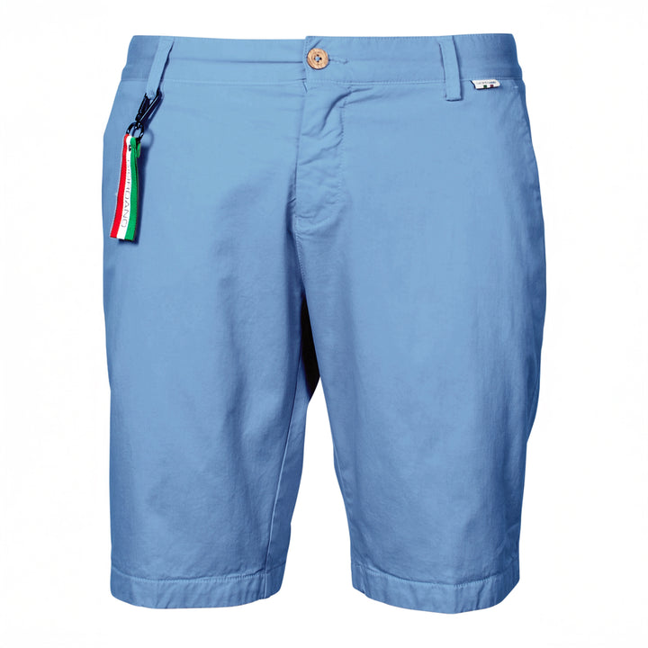 Giordano 511115 61 Sky Blue Twill Cotton Stretch Chino Shorts (1)