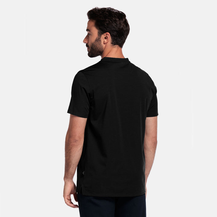 Giordano 525078 90 Black Luca Liquid Cotton T-Shirt