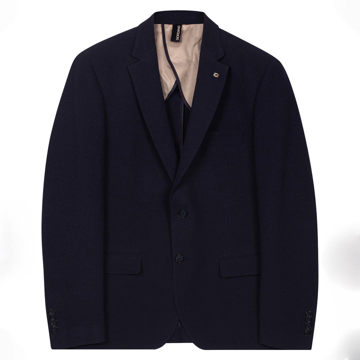 Giordano Blazer Jacket 612605 Pietro Seersucker - Navy 60