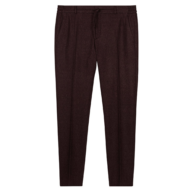 Giordano Certosa Dark Red Trousers 621062 40, front packshot