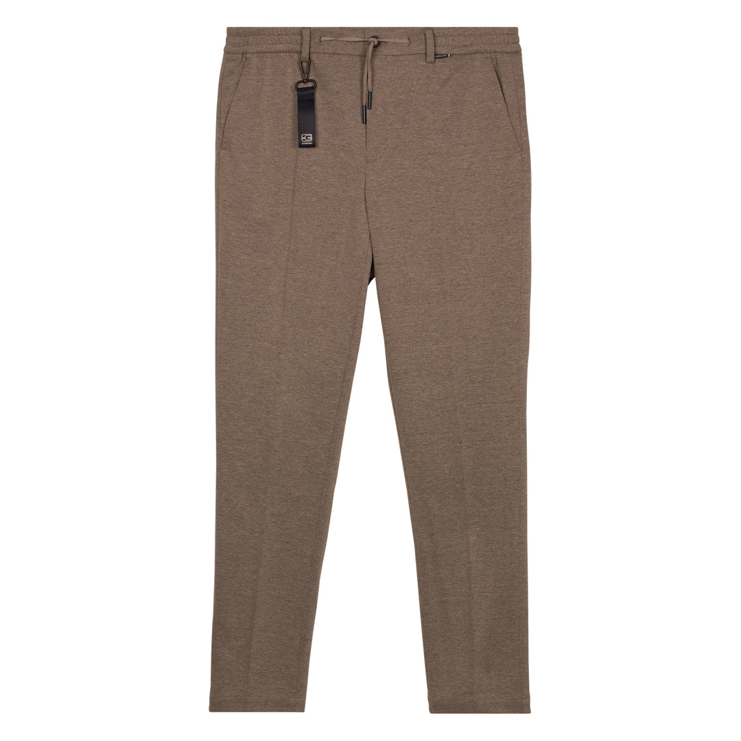 Giordano Ostuni Shell Brown Drawstring Waist Jogger Trousers 621050 81