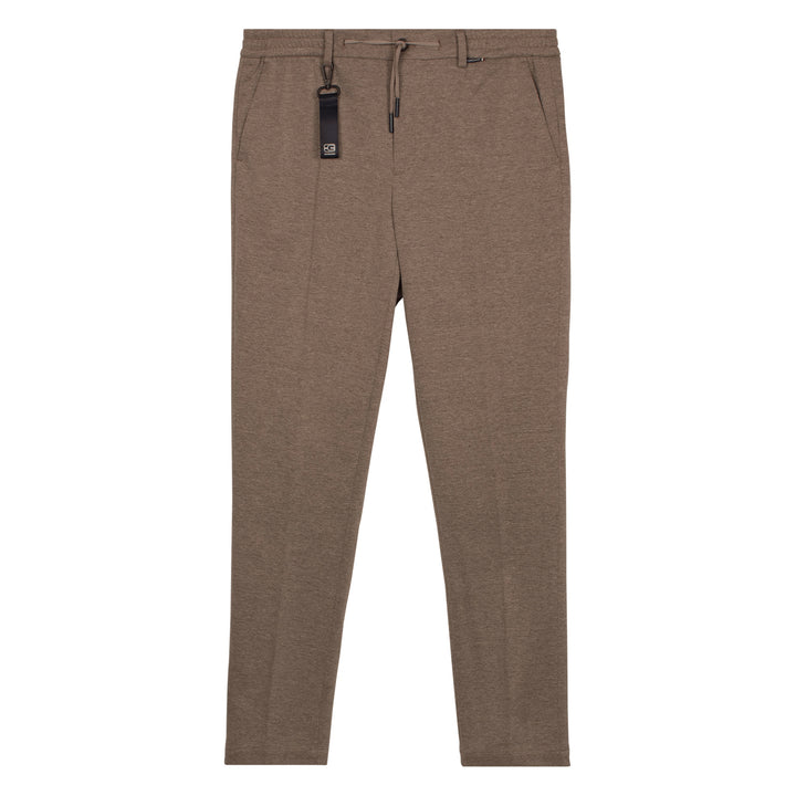 Giordano Ostuni Shell Brown Drawstring Waist Jogger Trousers 621050 81