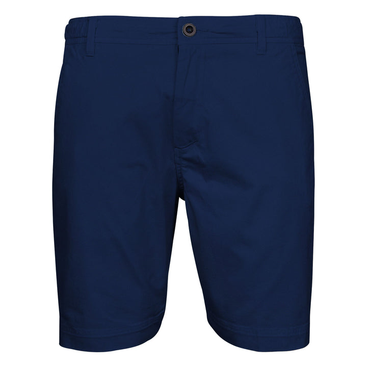 Giordano Porter 411117 69 Dark Navy Elastic Waist Cotton Shorts - Baks Menswear Bournemouth