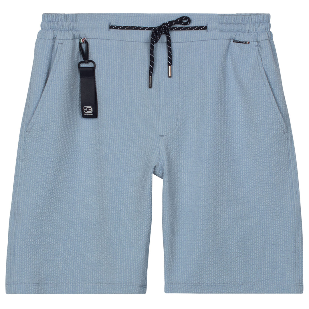 Giordano Shorts 611105 Sassari Angel Falls Blue Seersucker 61