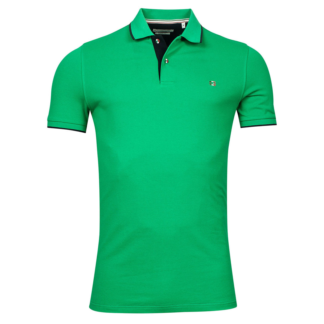 Girodano 216587 70 Green Polo Shirt - Baks Menswear Bournemouth
