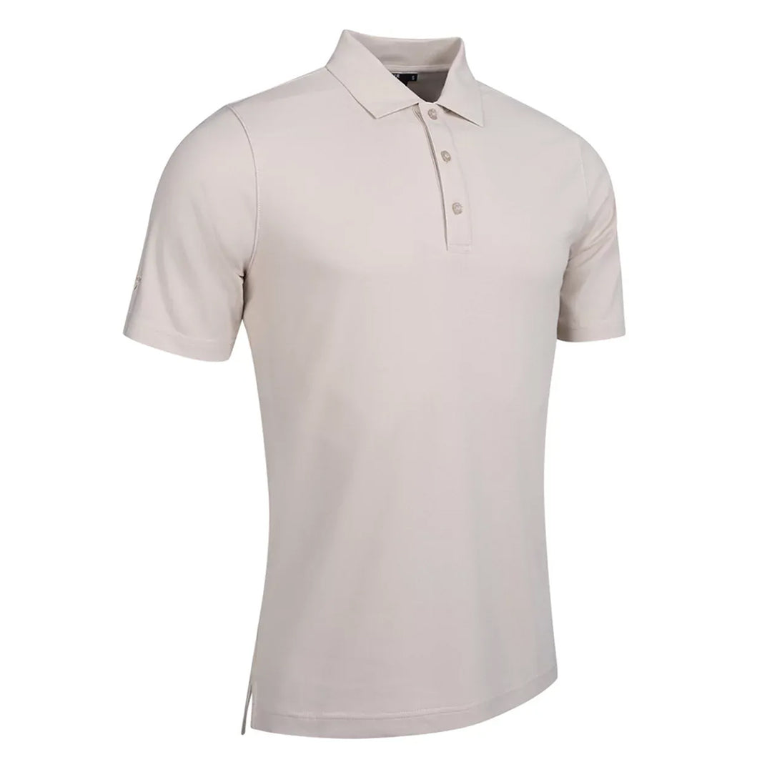 Glenmuir g.Deacon Linen Beige Pique Polo Shirt MSP7373-DEAC 137 (7)